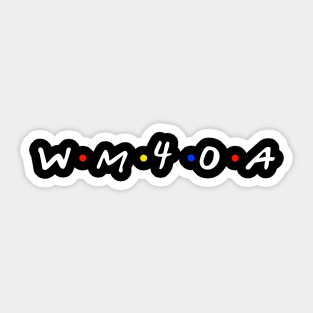 WM40A The Podcast Sticker